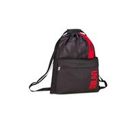 Seven Sacca Sportiva Milan, Nero, Struttura morbida, chiusura coulisse, Tasca frontale, Accessori Sport, Calcio, Scuola, Per bambini e ragazzi, Indea regalo tifoso