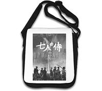 Seven Samurai Akira Kurosawa 1954 - Borsa a tracolla, colore: Bianco