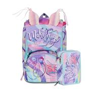 Seven School Pack Zaino + Astuccio Sj Gang Nuova Collezione Zaini Per Ragazze E Ragazzi (Rhythmicsoul)