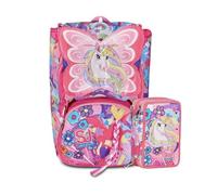 Seven School Pack Zaino + Astuccio Sj Gang Nuova Collezione Zaini Per Ragazze E Ragazzi (Unibraid)