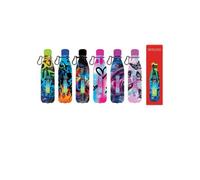 BORRACCIA in acciaio inox 304 VERDE E AZZURRO seven VOL 550ML caldo e freddo TEN