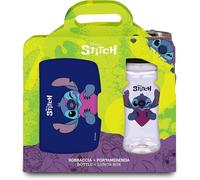 Seven Set Portamerenda + Borraccia STITCH con Cuore