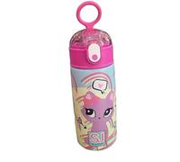 Seven Borraccia termica in acciaio con cannuccia 460ml - animali SJ Gang