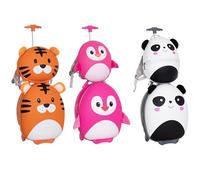 SET TROLLEY+ZAINO SMALL RIGIDO SJ GANG FANCY ANIMALS