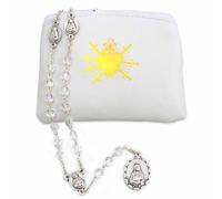 Seven Sorrows rosario 6(mm) Clear Glass