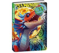 seven spa Agenda Scuola SJ Gang Animali Drago Arancione Datato 2025/2026 12 Mesi 20x15 cm + Penna Colorata Omaggio