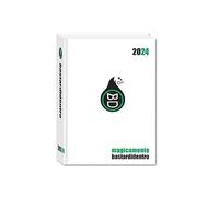 SEVEN SPA DIARIO SCUOLA 2023/24 BASTARDI DENTRO 16 MESI MAGICAMENTE FORMATO POCKET 12X15 (BIANCO)