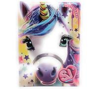 seven spa Diario Scuola SJ Gang Facce Unicorn 2025/2026 Datato 10 Mesi 20x15 cm Standard + Penna Colorata Omaggio