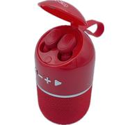 Invicta Cassa Bluetooth Seven con auricolari wireless Rosso