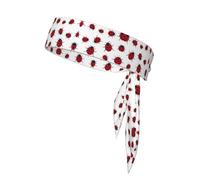 Seven Star, bandane sportive con stampa coccinella, eleganti e confortevoli, per corsa, yoga, ciclismo