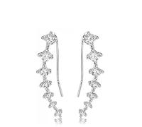 Seven Star Diamond Stud Earrings, 2026 New Seven Star Diamond Stud Earrings for Women, Sparkly Silver 7-Stars Earring for Woman, Gift for Birthday (1Pairs)