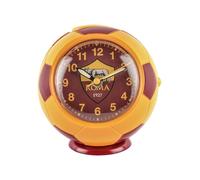 Seven Sveglia al Quarzo AS Roma a forma di Pallone, Rosso Giallo, Bambini e Ragazzi, Squadra di Calcio, Idea regalo per tifosi