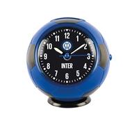 Seven Sveglia al Quarzo Inter a forma di Pallone, Nero Azzurro, Bambini e Ragazzi, Squadra di Calcio, Idea regalo per tifosi