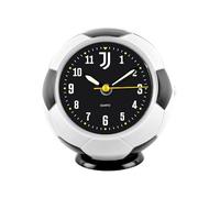 Seven Sveglia pallone da calcio JUVENTUS al quarzo con movimento continuo, Prodotto ufficiale, Calcio, Idea regalo bambini e adulti