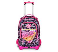 ZAINO TROLLEY SJ SEVEN JACK 3 RUOTE GAME LED GIRL