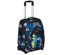 Seven Trolley Fisso, GreenScreen, Blu, 2 in 1, Doppio Uso, Trolley e Zaino, Zaino Scuola Viaggio, Bambino Ragazzo