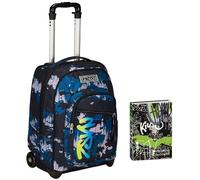 Seven Trolley Fisso, GreenScreen, Blu, Ragazzo + Seven Diario 12 Mesi, Nero