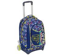 seven Trolley New Jack - WIDGET - Blu - SGANCIABILE e Lavabile - Scuola e Viaggio