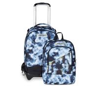 Seven Trolley Scuola Jack 3 Ruote Detach, Grigio, Zaino Con Carrello Sganciabile, 37 L, Tasca Borraccia, Zainetto Staccabile, Multiuso e Spazioso, Scuola Elementare e Media, Zaino Bambino