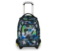 Seven Trolley Scuola Jack 3 Ruote Detach Write Down, Grigio, Zaino Con Carrello