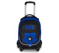 Seven Trolley Scuola Jack 3 Ruote Inter, Blu, 33 L, Scomponibile, Cross-over System, 3 in 1, Uso Zaino, Tasca frontale, Scuola elementare e media, Bambino, Ragazzo, Calcio, Prodotto ufficiale