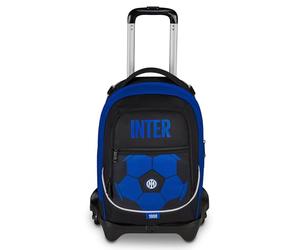Seven Trolley Scuola Jack 3 Ruote Inter, Blu, 33 L, Scomponibile, Cross-over System, 3 in 1, Uso Zaino, Tasca frontale, Scuola elementare e media, Bambino, Ragazzo, Calcio, Prodotto ufficiale