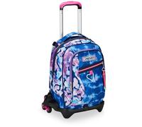 Zaino Trolley Scuola Seven Jack 3 Ruote Custom Cloud