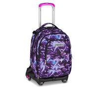 Seven Trolley Scuola Jack 8 Ruote Detach LOVEPASS, Viola, 43 L, Scomponibile, Zainetto staccabile, 4 in 1, Cross-over System, Tasche multifunzione, Scuola elementare e media, Bambina, Ragazza