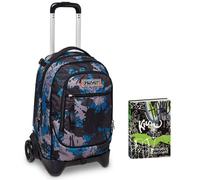 Seven Trolley Scuola New Tech, Nero, Ragazzo + Seven Diario Scuola 12 Mesi, Nero