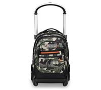 Seven Trolley Scuola Tyre Maxi Ruote, Verde, Lightventure, 3 in 1, Triplo Uso, Zaino Con Carrello Sganciabile e Crossover System, Zaino Scuola Viaggio, Bambino Ragazzo