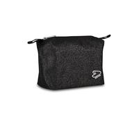 Seven Trousse Tech Shiny, Nero, Chiusura con Zip,Effetto Brillantini Scuola Media e Superiore, Ragazza