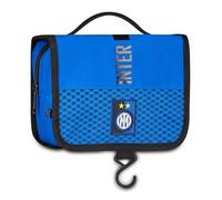Seven Trousse Viaggio Inter, Blu, Appendibile, Scomparto con zip, Tasca Interna con rete, Per bambini, Ragazzi e adulti, Tempo libero, Calcio, Prodotto ufficiale