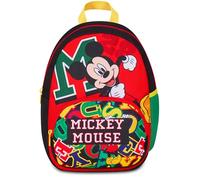 Seven Zainetto Asilo Mickey Mouse, Rosso, Confortevole e Colorato, 14 Litri, Zainetto Asilo e Tempo Libero, per Bambino