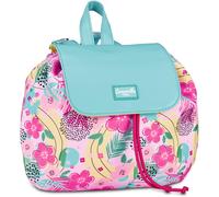 Seven Zainetto Camomilla TROPIC FLOWER, Azzurro, Spallacci regolabili, Chiusura con coulisse, Tempo libero, Viaggi, Idea regalo bambina