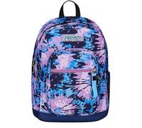 Zaino Doppio Scomparto Seven New Fit, Tie & Dye, Viola, Tasca Porta Borraccia, Maxi Capienza, Schienale Preformato, Zaino Scuola e Viaggio, Bambini e Ragazzi