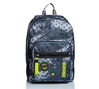 Seven Zaino e X Tra Fit Seven, Fly Stars, Grigio, con Power Bank Incluso, Scuola e Tempo Libero