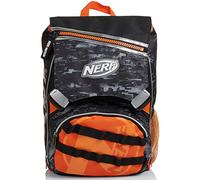 Seven Zaino Estensibile Big Nerf, Nerf Nation Unica, Nero e Arancione, Scuole Elementari e Medie