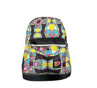 Seven Zaino Fantasia Geometrica Multicolore, 43x30x21 cm, con Tasca Frontale, Spallacci Imbottiti, Design Colorato