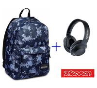 SEVEN ZAINO IMUSICPACK + CUFFIE STEREO CON SCOMPARTO PORTA PC TABLET