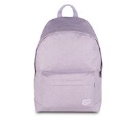 Seven Zaino Mono Scomparto Americano Shiny, Lilla, Effetto Brillantini,Tasca Fronatle, Scuola Media e Superiore, Ragazza