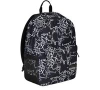 Zaino Monoscomparto Seven IschoolPack, Nero, Con Pawer Banck integrato e Usb Plug, Tasca Porta Borraccia, Zaino Scuola e Viaggio, Bambini e Ragazzi.