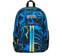 Seven Zaino Scuola Adavanced Detach, Nero Blu, Multi-Shade Boy, Doppio Scomparto Con Tasca Staccabile Uso Zainetto, Tasca Porta PC, Tasca Porta Borraccia, Zaino Medie e Superiori, Bambino Ragazzo