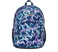 Seven Zaino Scuola Adavanced Detach, Viola Blu, Crystal Purple, Doppio Scomparto Con Tasca Staccabile Uso Zainetto, Tasca Porta PC, Tasca Porta Borraccia, Zaino Medie e Superiori, Bambina Ragazza