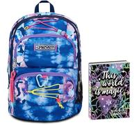 Seven Zaino Scuola Adavanced Pockets, Viola Fucsia, Ragazza + Diario 12 Mesi