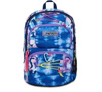 Seven Zaino Scuola Adavanced Pockets, Viola Fucsia, Custom Cloud, Zaino Doppio