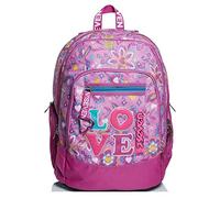 seven. Zaino Scuola Advanced Love Songs Rosa con USB Plug 43x31x24 cm