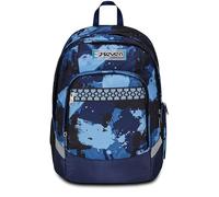 Seven Zaino Scuola Advanced Plus, Blu, Inky Shadow, Doppio Scomparto Con Cinghia, Tasca Frontale con Organizer, Tasca Laterale in Rete Porta Borraccia, Zaino Scuole Medie e Superiori, Bambino, Ragazzo