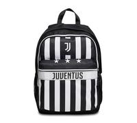 Seven Zaino Scuola Doppio Scomparto Juventus, Bianco Nero, Golden Goal, Zaino Doppio Scomparto con Tasca Porta Borraccia, Zaini Juventus, Scuola, Bambini e ragazzi