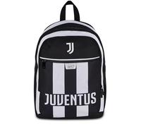 Seven Zaino Scuola Doppio Scomparto Juventus, Nero, 26 L, Tasca frontale, Tasca laterale portaborraccia, Scuola elementare e media, Bambini e ragazzi, Calcio, Prodotto ufficiale