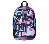 Seven Zaino Scuola Dual, Azzurro Fucsia, Doppio Scomparto Da 31 L, Con Tasca Per PC, Tasca Per Borraccia e Tasca Con Organizer, Zaino Scuola Media e Superiore, Zaino Ragazza